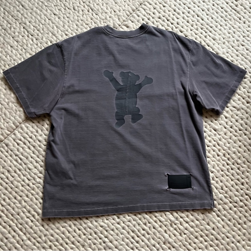 We11 Done Oversized Teddy Shirt Worn Distressed | medium